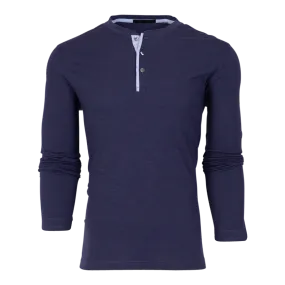 Alpha Slub Long Sleeve Henley