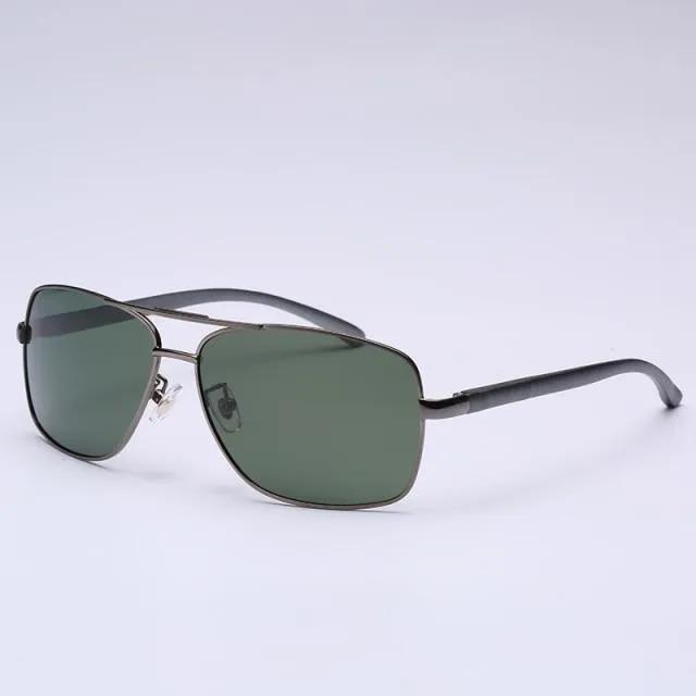 Aluminum Magnesium Polarized Men's Sunglasses with Mirror Coated Lens