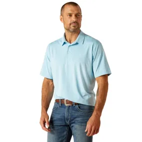 'Ariat' Men's 360 Airflow Polo - Sheltering Sky