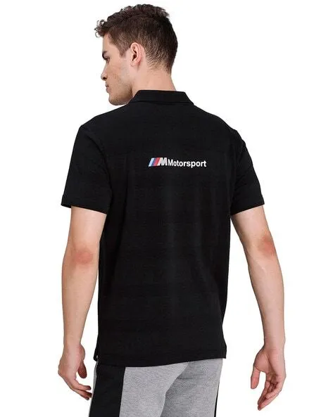 BMW Motorsport Striped Polo T-shirt-598005 01