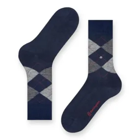 Burlington Edinburgh Men Socks Dark Navy