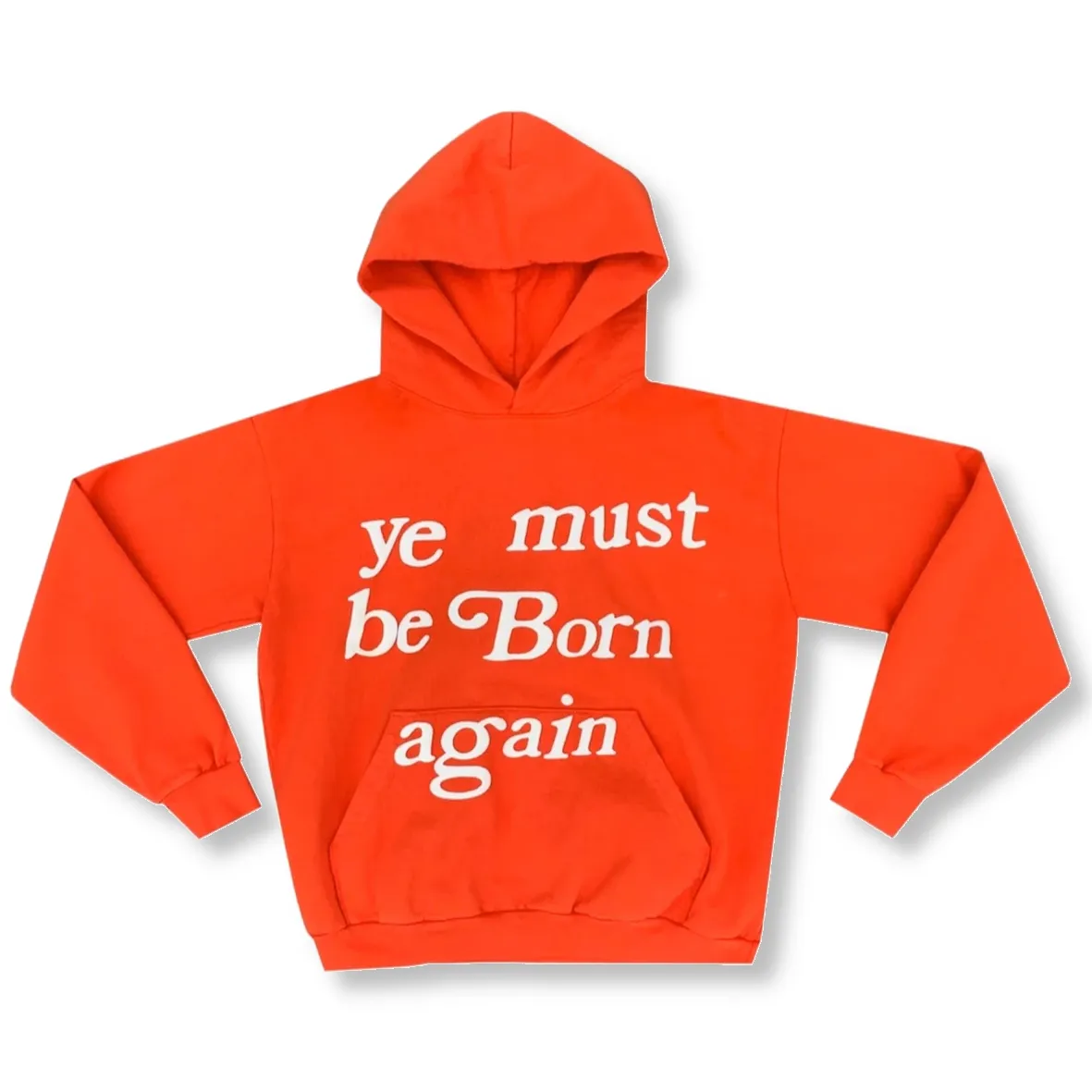 CACTUS PLANT FLEA MARKET YE MUST BE BORN AGAIN PULLOVER ORANGE