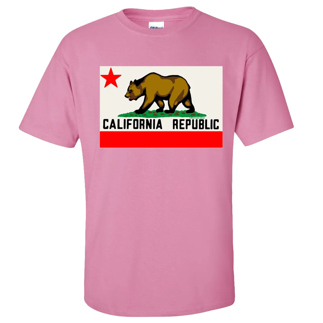 California Republic Original Bear Flag Asst Colors T-shirt/tee