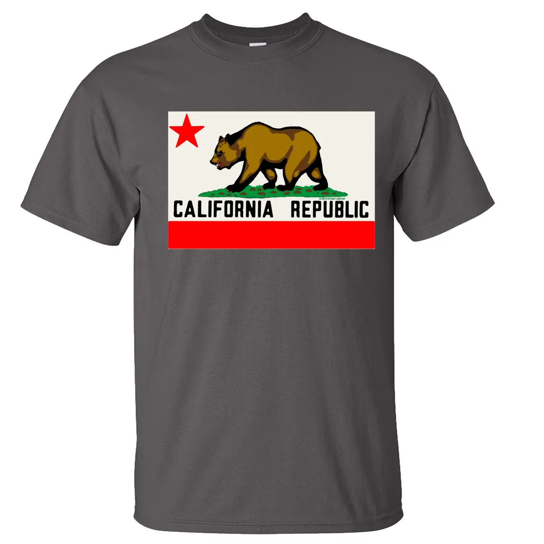 California Republic Original Bear Flag Asst Colors T-shirt/tee