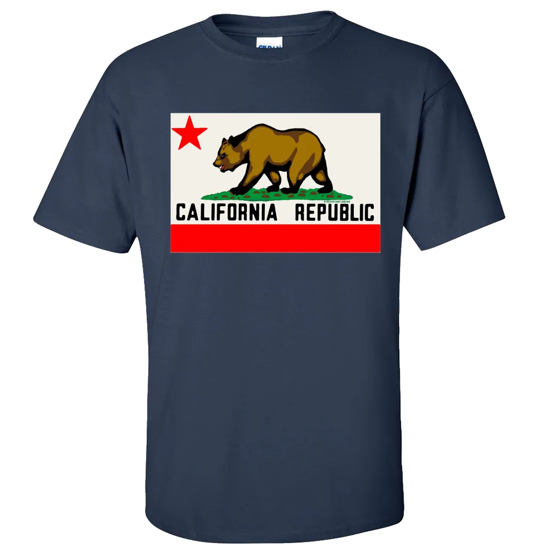 California Republic Original Bear Flag Asst Colors T-shirt/tee