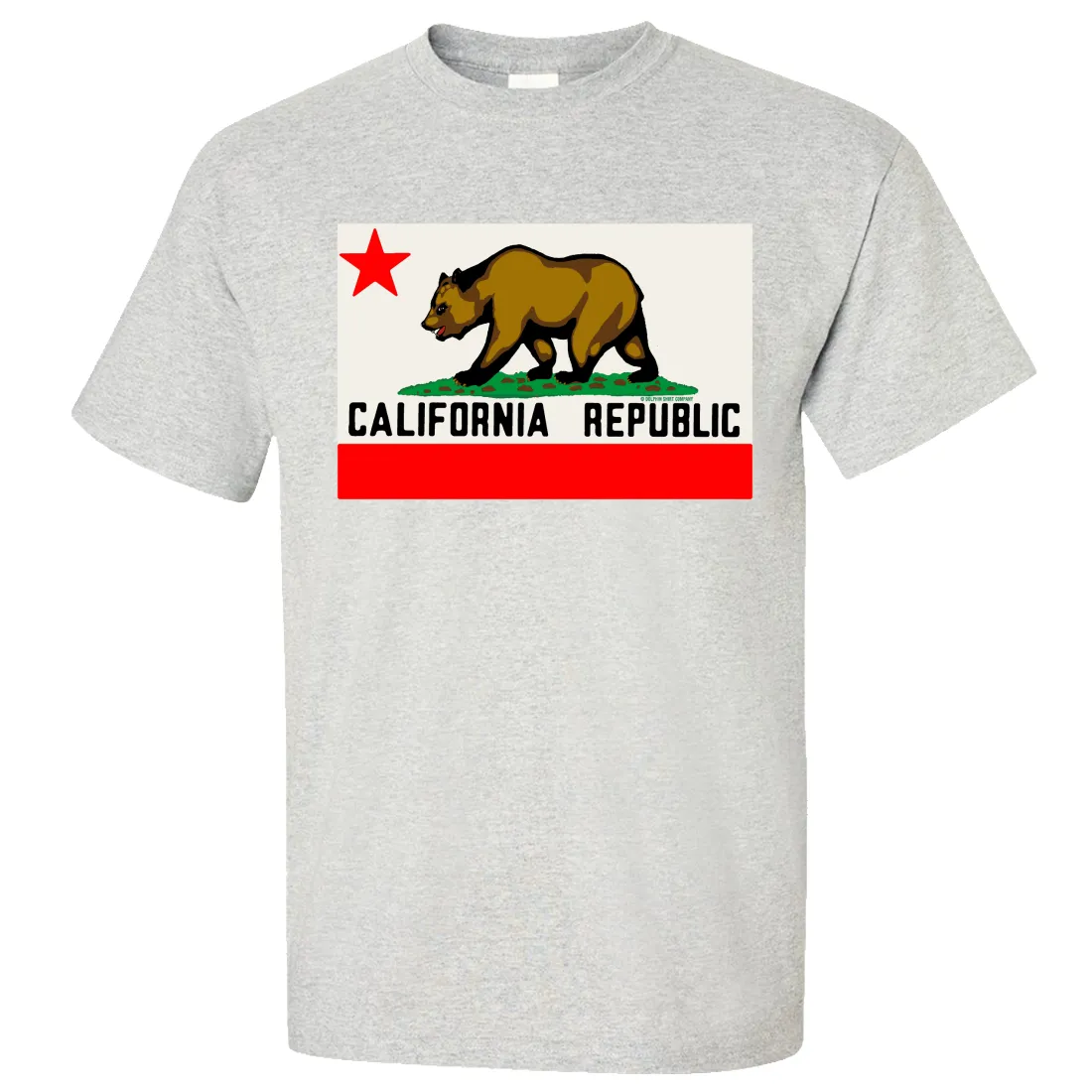 California Republic Original Bear Flag Asst Colors T-shirt/tee