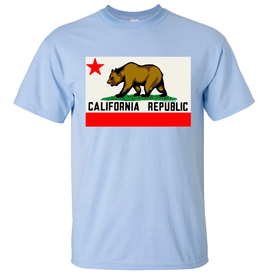 California Republic Original Bear Flag Asst Colors T-shirt/tee