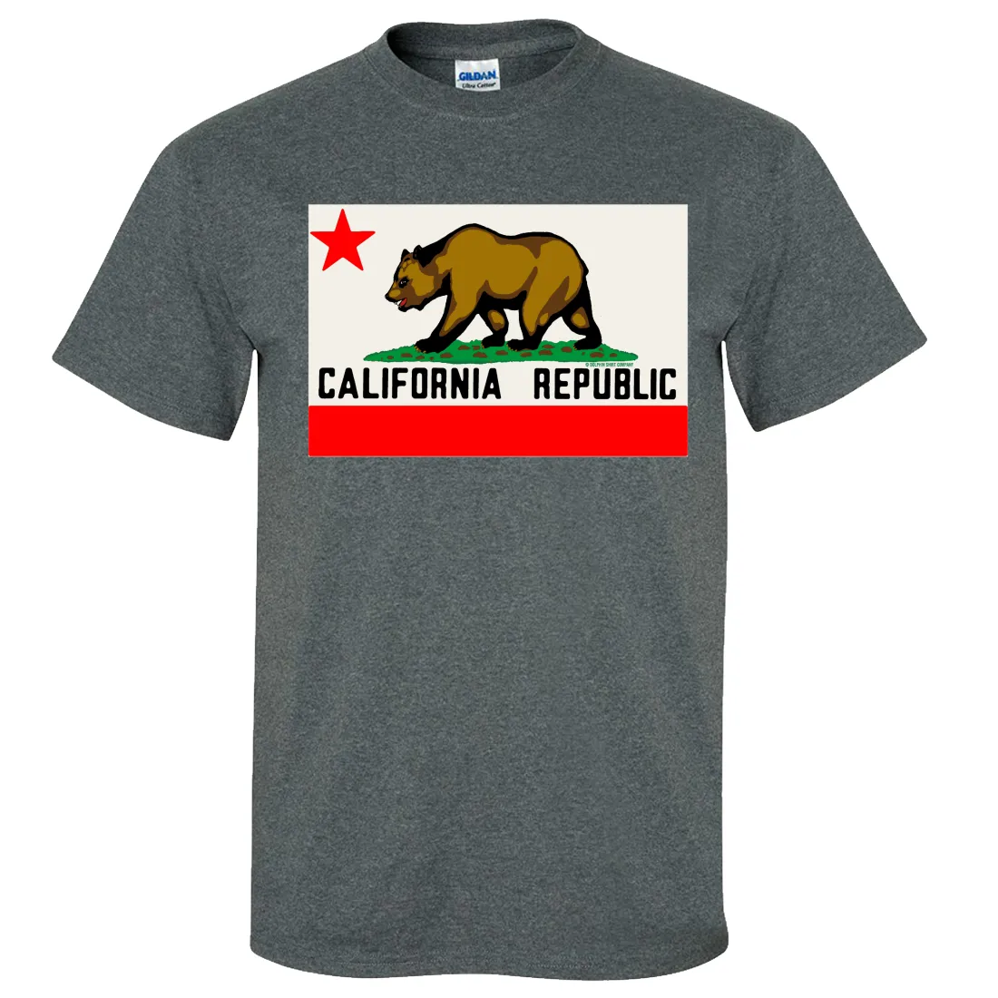 California Republic Original Bear Flag Asst Colors T-shirt/tee