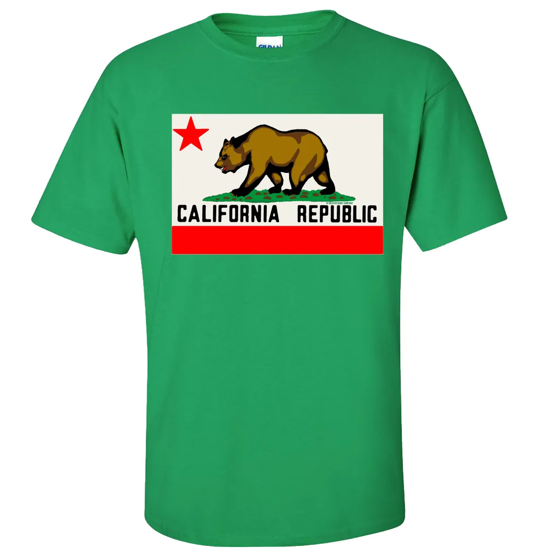 California Republic Original Bear Flag Asst Colors T-shirt/tee