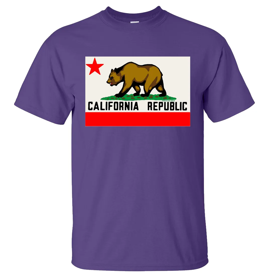 California Republic Original Bear Flag Asst Colors T-shirt/tee