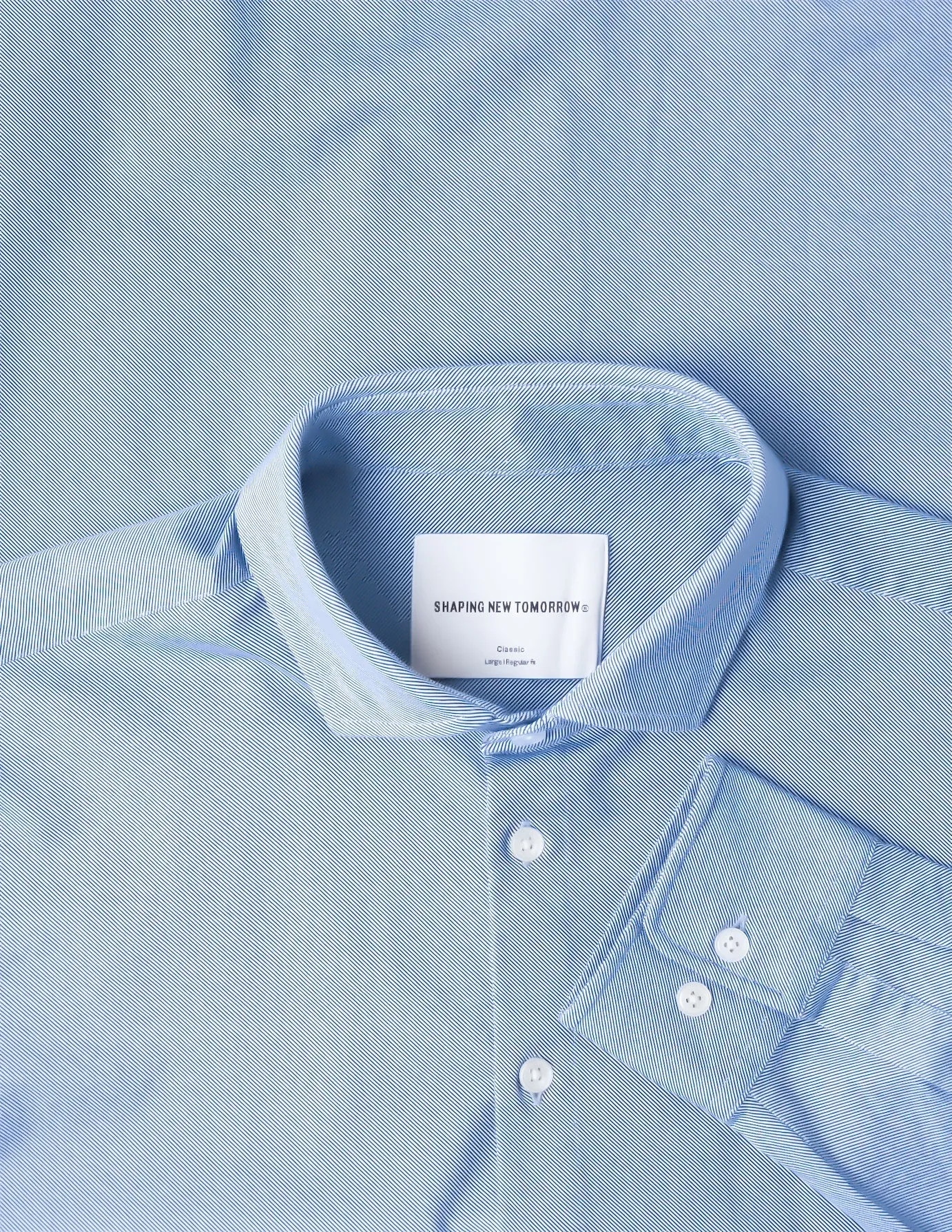 Classic Shirt Light Blue Twill Slim