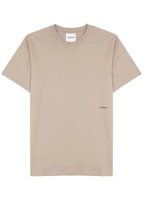 Coffey taupe cotton T-shirt