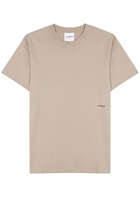 Coffey taupe cotton T-shirt