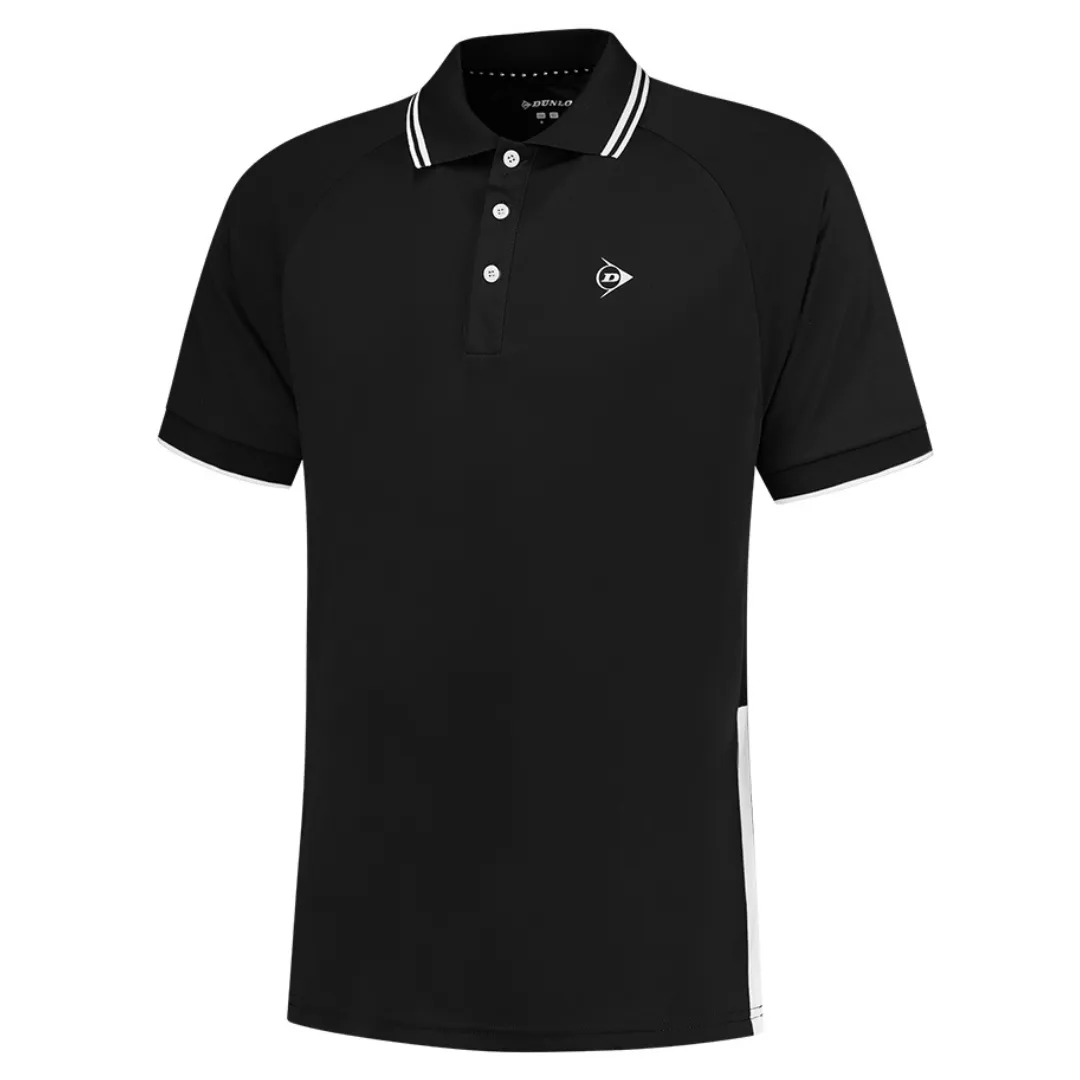 Dunlop Club Men Polo - Black/White