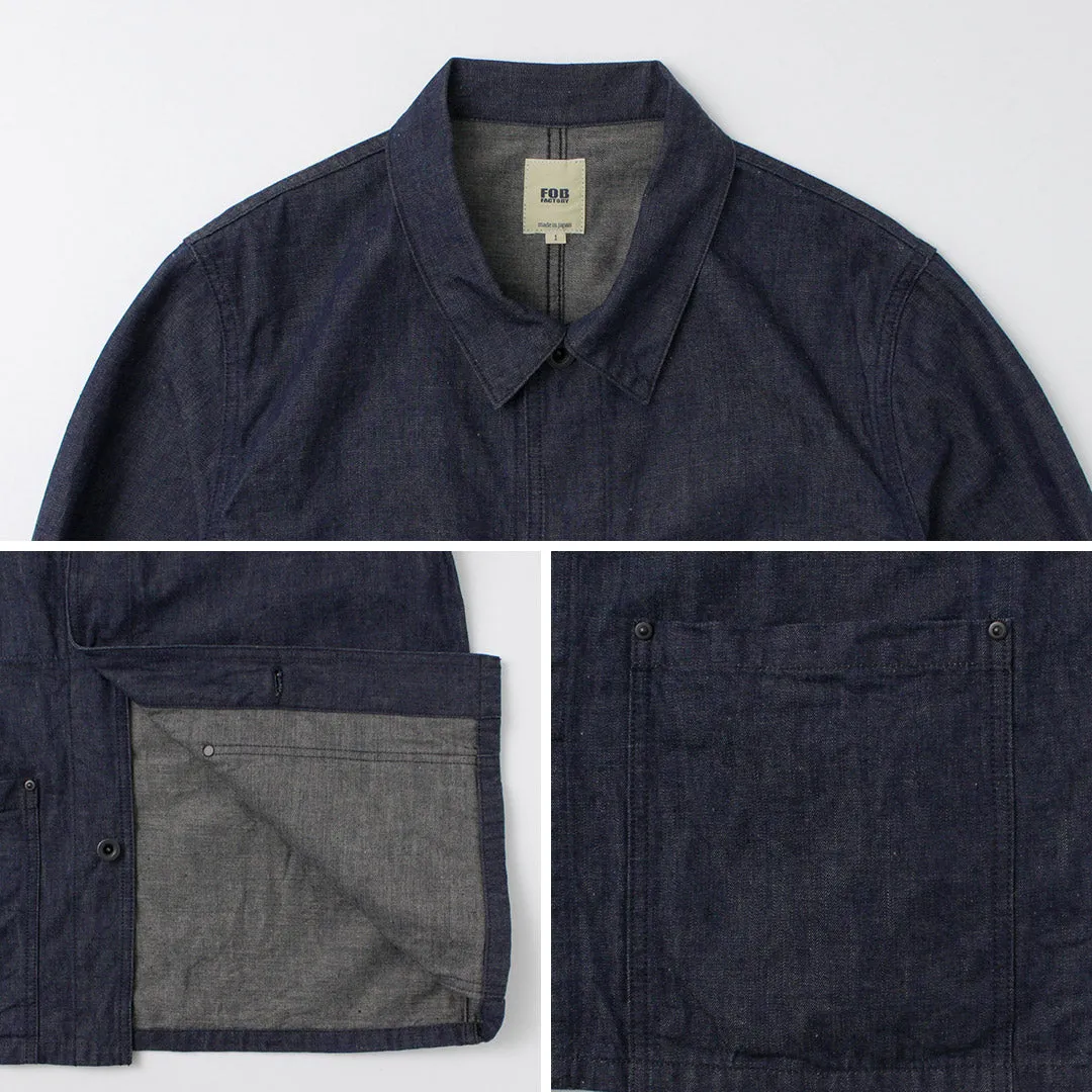 FOB FACTORY / F2447 Denim Coverall