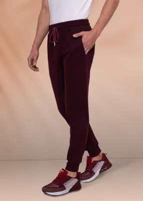 French Terry Jogger For Men : Wine