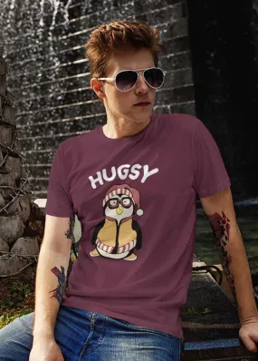 Hugsy Men Half Sleeve T-Shirt