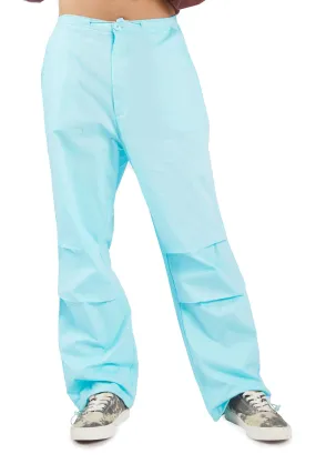 Light Blue Parachute Pants