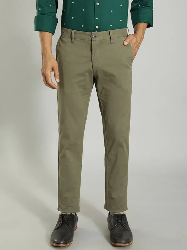 Men Brooklyn Fit Cotton Stretch Trouser