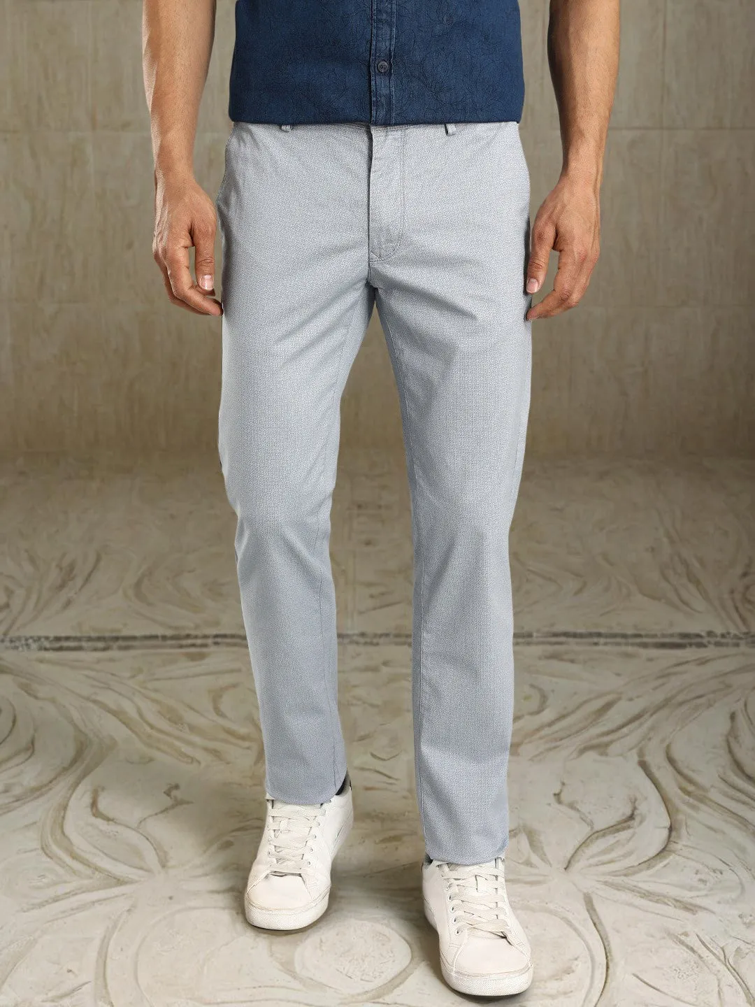 Men Brooklyn Fit Cotton Stretch Trouser