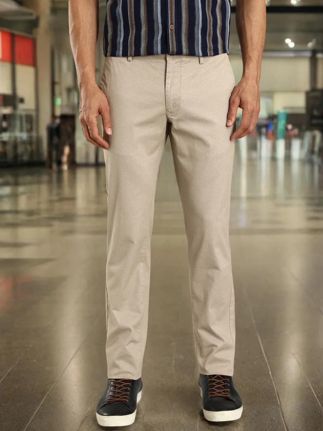 Men Brooklyn Fit Cotton Stretch Trouser