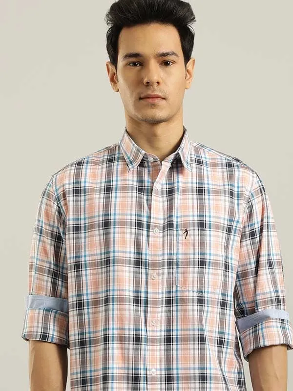 Men Checked Full Sleeve Cotton Shirt