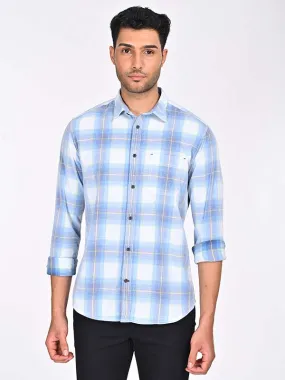 Men Checked Full Sleeve Cotton Shirt