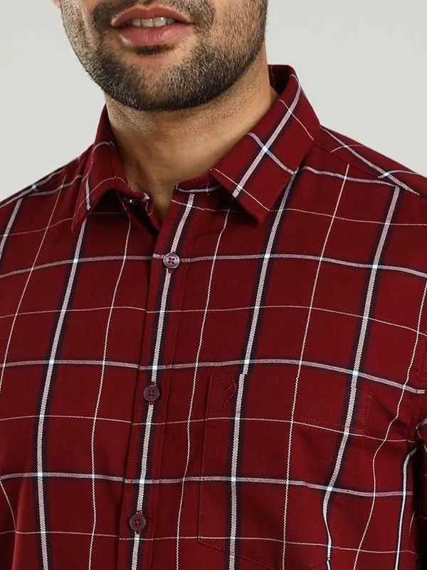 Men Checked Full Sleeve Cotton Shirt