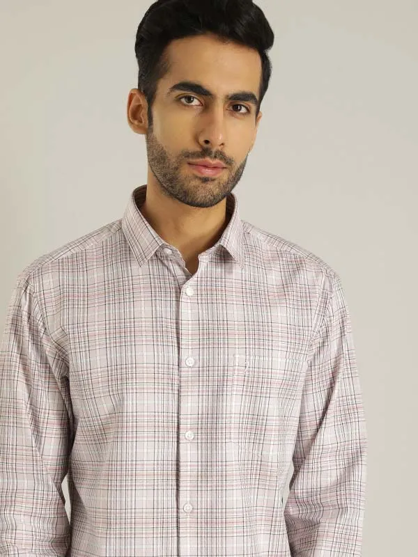 Men Checked Full Sleeve Cotton Shirt