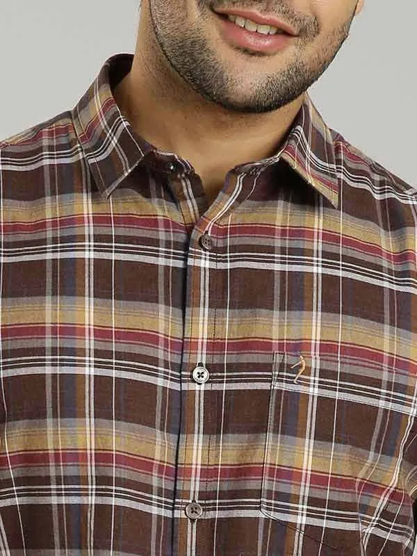 Men Checked Full Sleeve Cotton Shirt