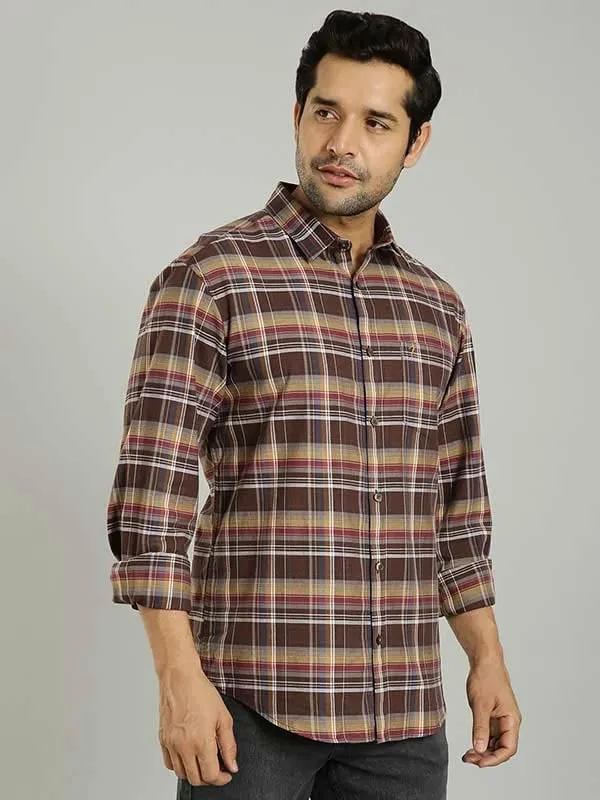 Men Checked Full Sleeve Cotton Shirt