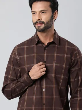 Men Checked Full Sleeve Cotton Shirt