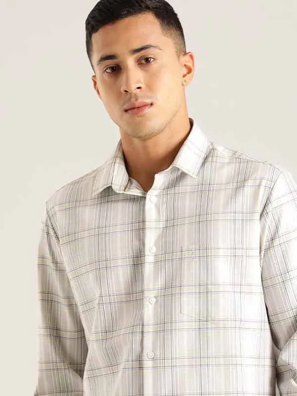 Men Checked Full Sleeve Cotton Shirt