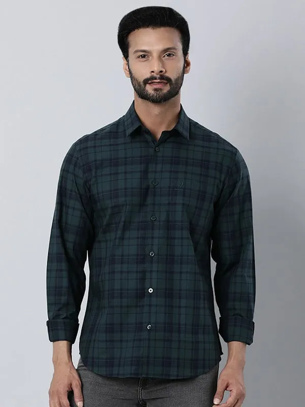 Men Checked Full Sleeve Cotton Shirt