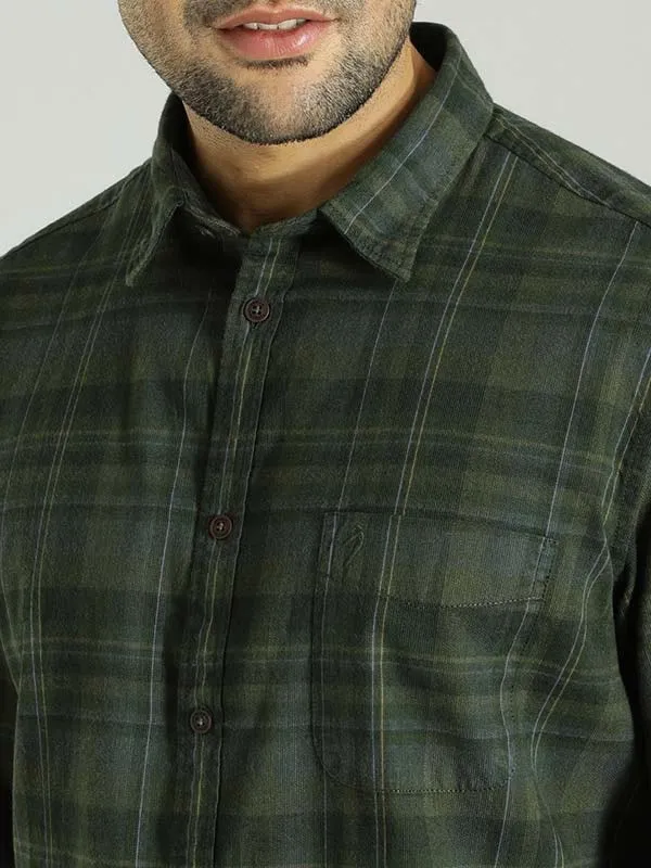 Men Checked Full Sleeve Cotton Shirt