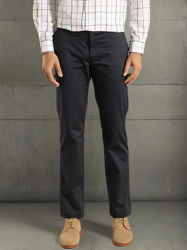 Men Kansas Fit Cotton Stretch Trouser