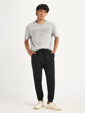 Men's Black Regular Fit Joggers