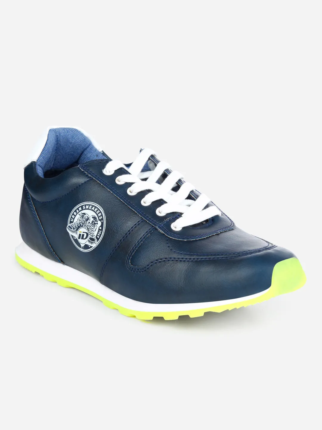 Men's Blue Lace Up Sneaker (ID3054)