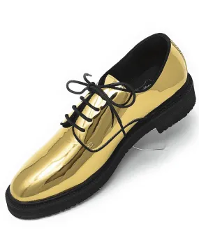 Men's Fashion Shoes Tap Gold