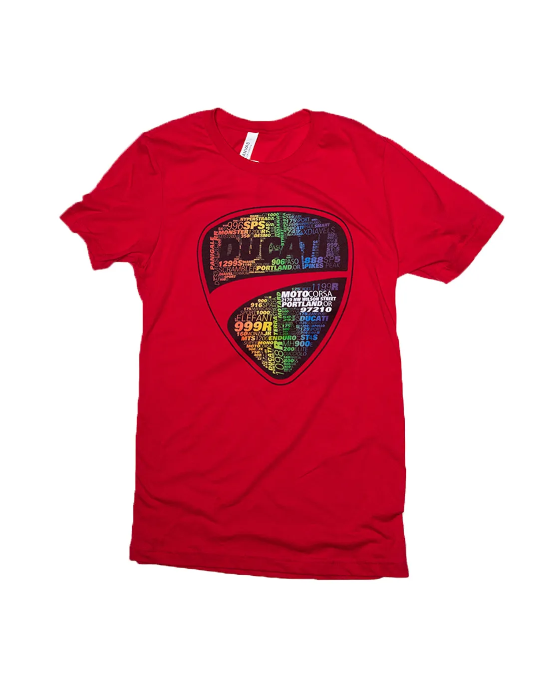 Motocorsa Ducati Pride Crew Neck Red