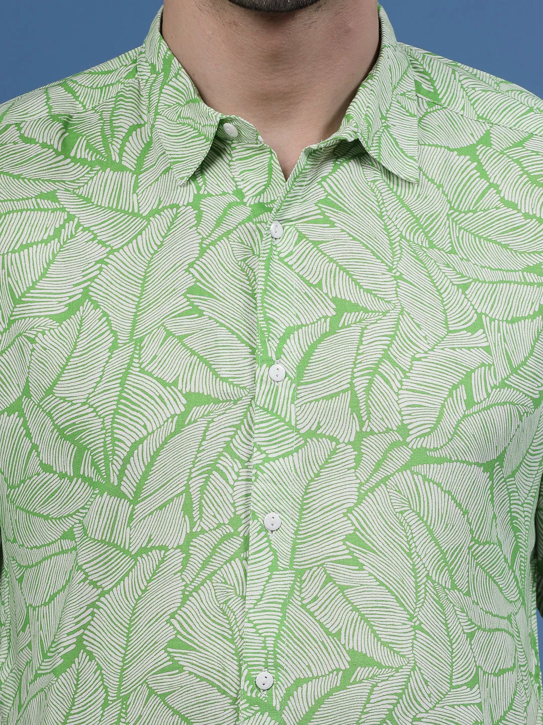 Mystic Leaf Rayon Shirt