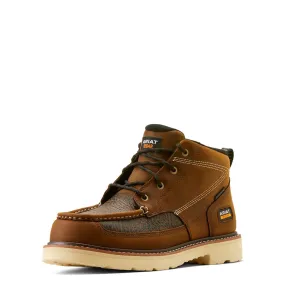 Distressed Brown Rebar Lift Chukka Work Boot with Composite Toe