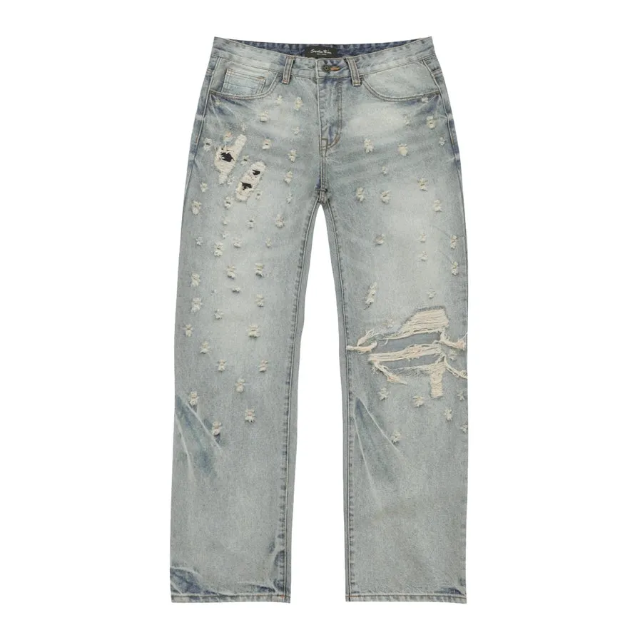 Shotgun Wide Jean - Industrial Blue